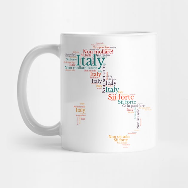 Italy Encouraging Phrases Map. by maro_00